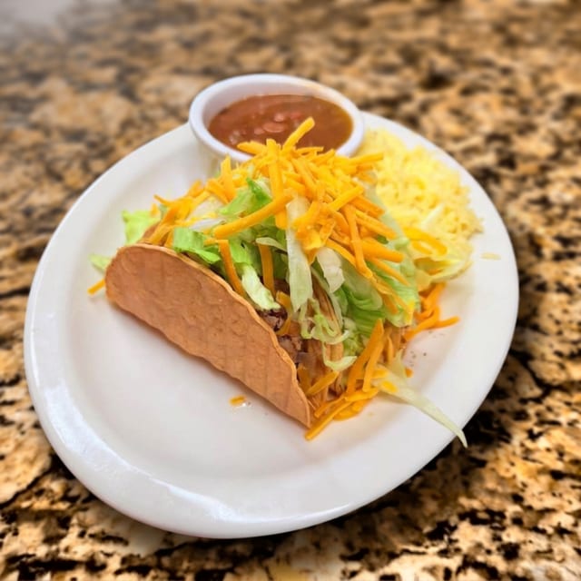 Crispy Tacos Plate.