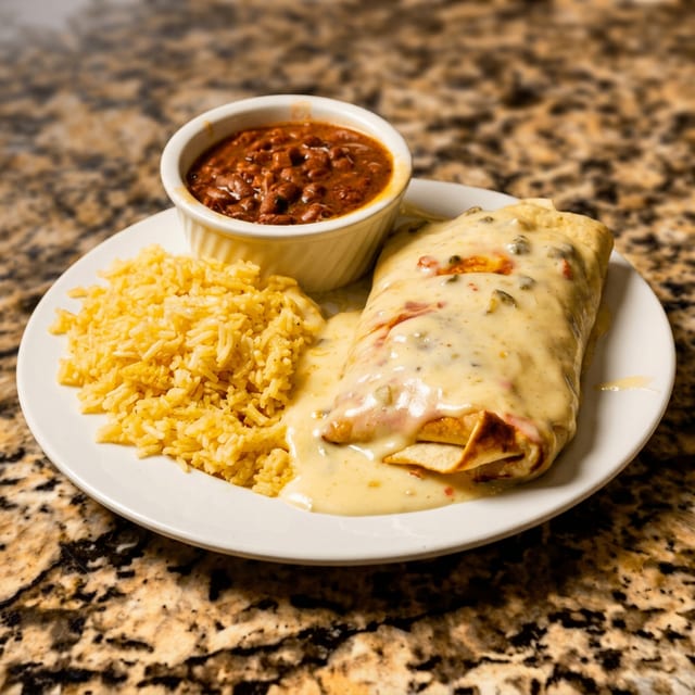 Chimichanga Plate.