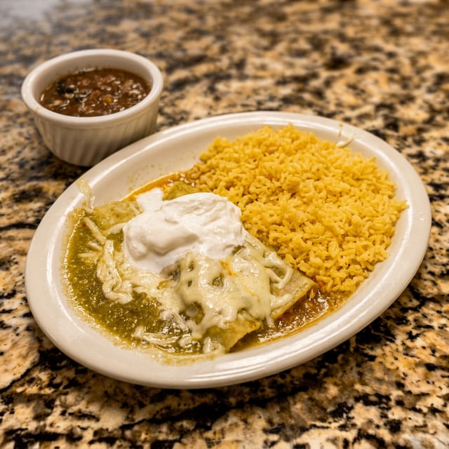 Green Enchiladas.